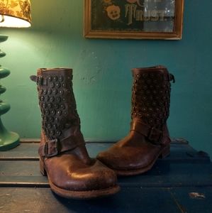 Frye Jenna Studded Short Boots